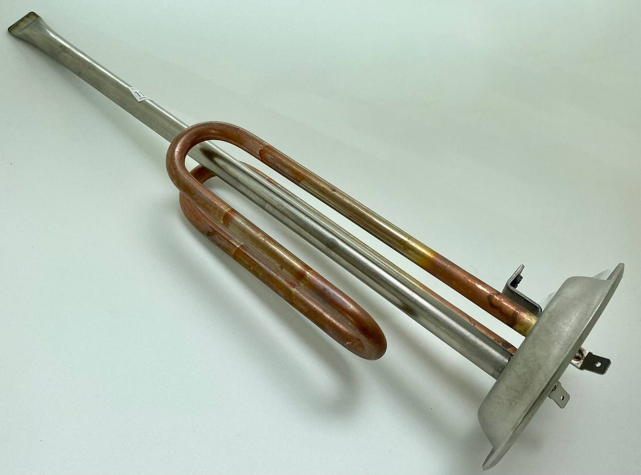 ТЭН RF 1,5кВт М6 (92мм) горбатый медь